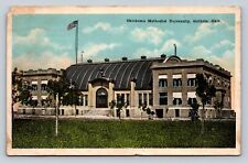 Oklahoma Methodist University ~ Guthrie Oklahoma OK ANTIQUE 1920 Postcard picture