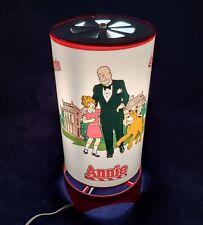 Vintage Annie Cylinder In Motion Lamp 1981 Motion light Daddy Warbucks picture
