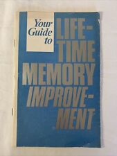 Your Guide to Life Time Memory Improvement ~booklet ~Roger Yepsen picture
