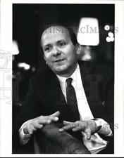 1988 Press Photo George Dagnino, Predicted the October Stockmarket Crash picture