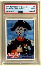 1990 Topps Spitting Image Margaret Thatcher PSA 9 #4 picture
