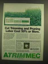 1988 PBI / Gordon Atrimmec Plant Growth Regulator Ad - Cut Trimming picture