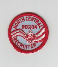 BSA  Boy Scout Patch: North Central Region Recruiter - gauze back picture