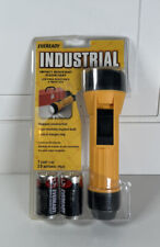 1 New Eveready Industrial 2 D battery yellow impact resistant flashlight NOS picture