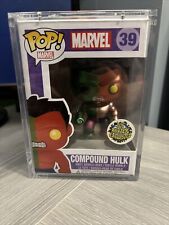 Funko Pop 2013 Marvel - Compound METALLIC Hulk Toy Anxiety Exclusive #39 RARE picture