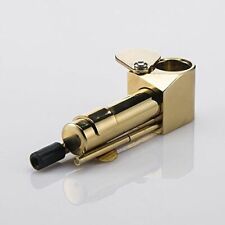1× Brass Tobacco Smoking Pipe With Tar Trap Stash Storage Cylinder Chamber picture