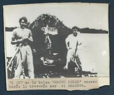 YOUNG ERNESTO GUEVARA & FRIEND ON MAMBO TANGO RAFT AMAZONA 1952 Photo Y 121 picture