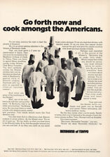 1973 Benihana: Go Forth Cook Amongst Americans Vintage Print Ad picture