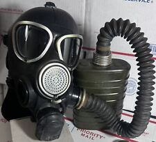 VINTAGE SOVIET RUSSIAN MILITARY PMK-2 GAS MASK W/ EXT HOSE & FILTER PMK 2 -= picture