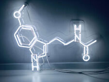 Amy Organic Chemistry Melatonin Molecule Neon Sign Acrylic With Dimmer picture