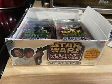 Star Wars 1999 Topps Chrome Archives Trading Card Box 22 Packs picture
