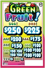 NEW pull tickets GREEN FRUIT - Instant Tabs picture