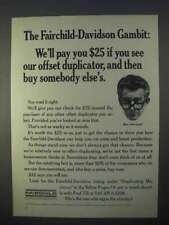 1966 Fairchild-Davidson Offset Duplicator Ad - Gambit picture