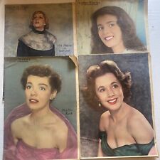 Lot of 4 New York Sunday News 1951 Piper Laurie Phyllis Kirk Pier Angeli Hagen picture