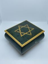 Sorrento Italy Reuge Swiss 18 Note Star of David Music Box 