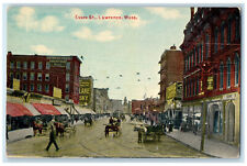 c1910 Essex Street Lawrence Massachusetts MA Antique Unposted Postcard picture