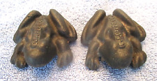 C. I. Capps CAST IRON Male & Female Frogs Anatomically Correct ONLY PAIR on eBay picture