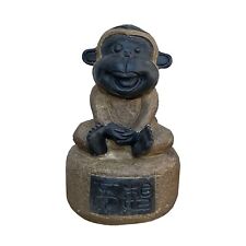 Black Gray Brown Two Colors Stone Monkey Ape Figure cs7127 picture