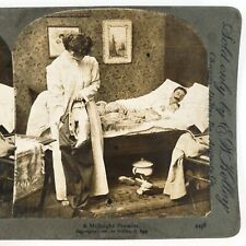 Wife Stealing Husband's Money Stereoview c1897 Female Pickpocket Criminal A2491 picture