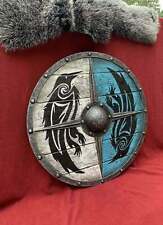 Medieval Eivor Valhalla Raven Authentic Battleworn Viking Shield Cosplay Costume picture
