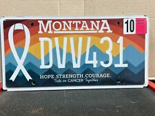 TAKE ON CANCER TOGETHER MONTANA LICENSE PLATE picture
