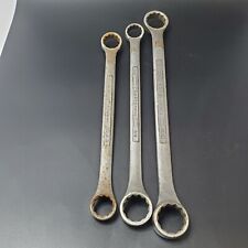 Craftsman Double Box End 12 Point Wrenches Large Offset V Series Lot of 3 USA picture