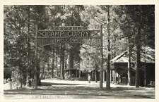 Vintage RPPC  Camp Curry Welcome Gate Yosemite National Park  Real Photo P295 picture