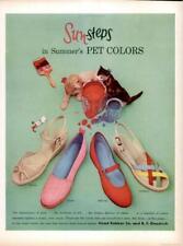 1954 Hood Rubber PRINT AD Sun-steps Shoes 4 Styles Puppy Kitten picture