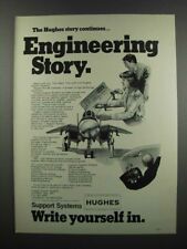 1983 Hughes Aircraft Ad - Engineering Story picture