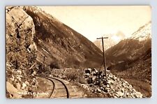 Postcard RPPC Alaska White Pass Yukon Railroad 1910s Unposted AZO picture