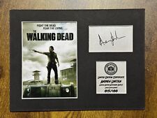 Heroes and Villains Andrew Lincoln Limited Edition Autograph Display /100 picture
