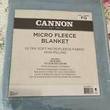 Vintage Cannon Micro Fleece Blanket Full/Queen Non Pilling 90x90 NEW IN PACKAGE picture