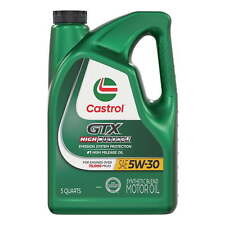 Castrol GTX High Mileage 5W-30 Synthetic Blend Motor Oil, 5 Quarts picture