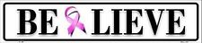 Believe Pink Ribbon Breast Cancer 24