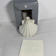 Vintage Margaret Furlong Porcelain Starfish Angel Christmas Ornament Orig Box picture