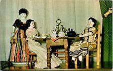 Tea Party of China Dolls Maretta's Doll Shop, Bourbon's Bergen NY Postcard picture