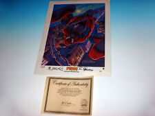Spider-Man Lithograph Signed by artists Greg & Tim Hildebrandt Marvel Comics COA picture