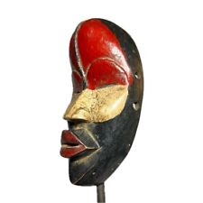 African Dan Mask Tribal Mask Hand Carved Wall Hanging Tribal Face Mask-690 picture