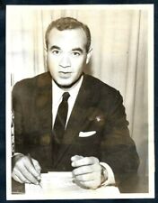 FAMOUS NBC NEWS COMMENTATOR & JOURNALIST MARTIN AGRONSKY 1957 PRESS Photo Y 207 picture