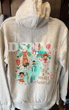 2024 Disney World Parks It’s A Small World Ride Zip Up Hoodie Adult Size Large picture