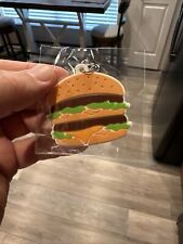 NEW NIP McDonalds Big Mac Keychain Rare HTF SAVE IF YOU BUY MORE Genuine Real picture