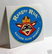 Ranger Rick Nature Club Vintage Style Travel Decal / Vinyl Sticker,Luggage Label picture