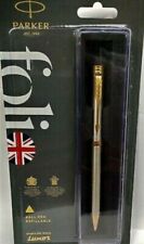 1 PC PARKER FOLIO GT BALL PEN BLUE INK  WORLDWIDE (FREE SHIPPING) picture