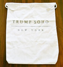 Lot (2) Donald Trump Soho Hotel New York Vintage Laundry Tote Bags NWOT picture