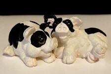 Black& White Piggy Figurines Happy Couple Signed By Artist J.G. 2005 Rare picture