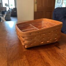 Longaberger 2000 Desk Top Basket With Divided Protector picture