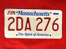 Massachusetts License Plate 2DA 276 .... Expired / Crafts / Collect / Specialty picture