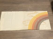 Vintage Pacific 1 King Pillow Case Earth Tone Rainbow Stripes Clouds Retro picture