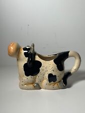 Vintage Ceramic Cow Creamer 7 in. picture