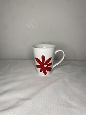 Starbucks Red Flower mug White Heart Love Ceramic 13 Ounce Coffee Mug tea cup picture